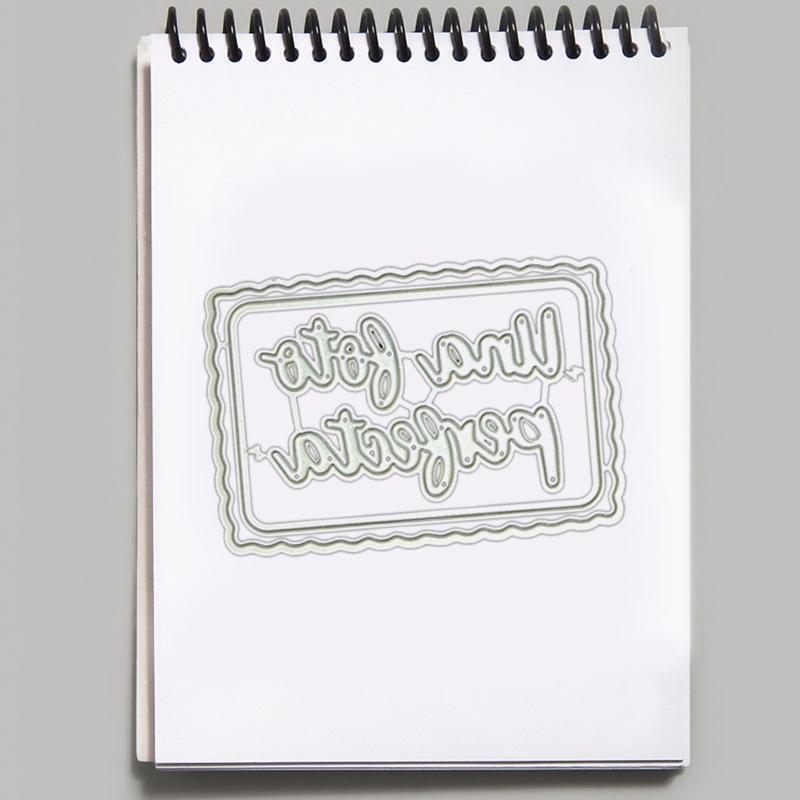 Carbon Steel Embossing Template Die Words Cutting Dies for Diy Scrapbooks