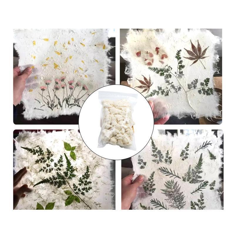 DIY Paper Pulp 100g/bag Calligraphy Papers Handmade Self Making Log Pulp