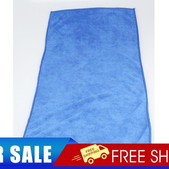 Car Wipe Cloth Auto Washing Waxing Polishing Cleaning Towel 30X70cm Blue