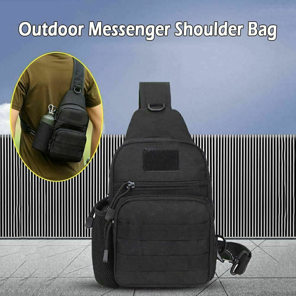 Men Oxford Travel Small Chest Bag Shoulder Pack Backpack Cross Body Bag