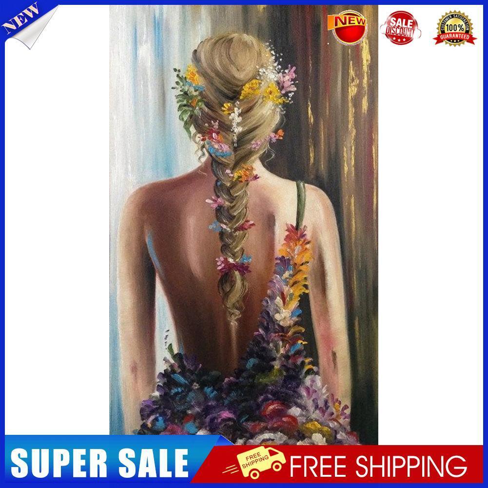 Art DIY Diamond Painting 5D Rhinestone Back of Beauty Full Round Drill Kit
