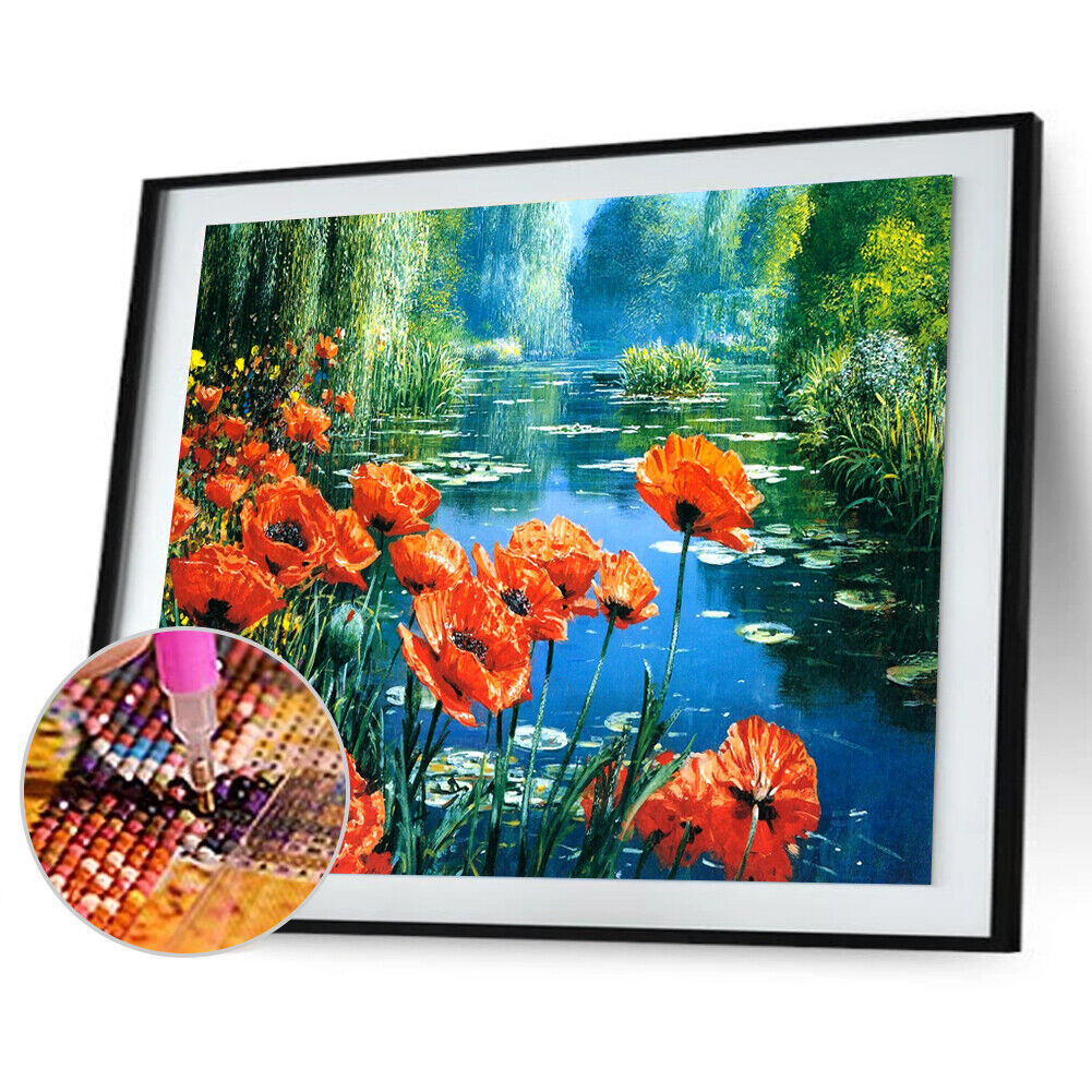 Full Drill Ocean Beautiful Scenery 5D Diamond DIY Painting Craft Home Decor