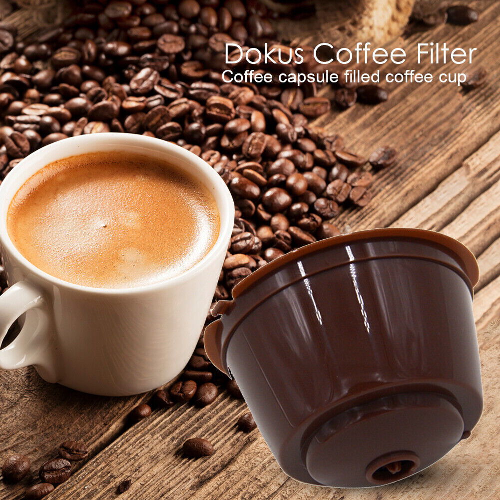 Stainless Steel Reusable Coffee Capsule Cup Refill Filter for Dolce Gusto
