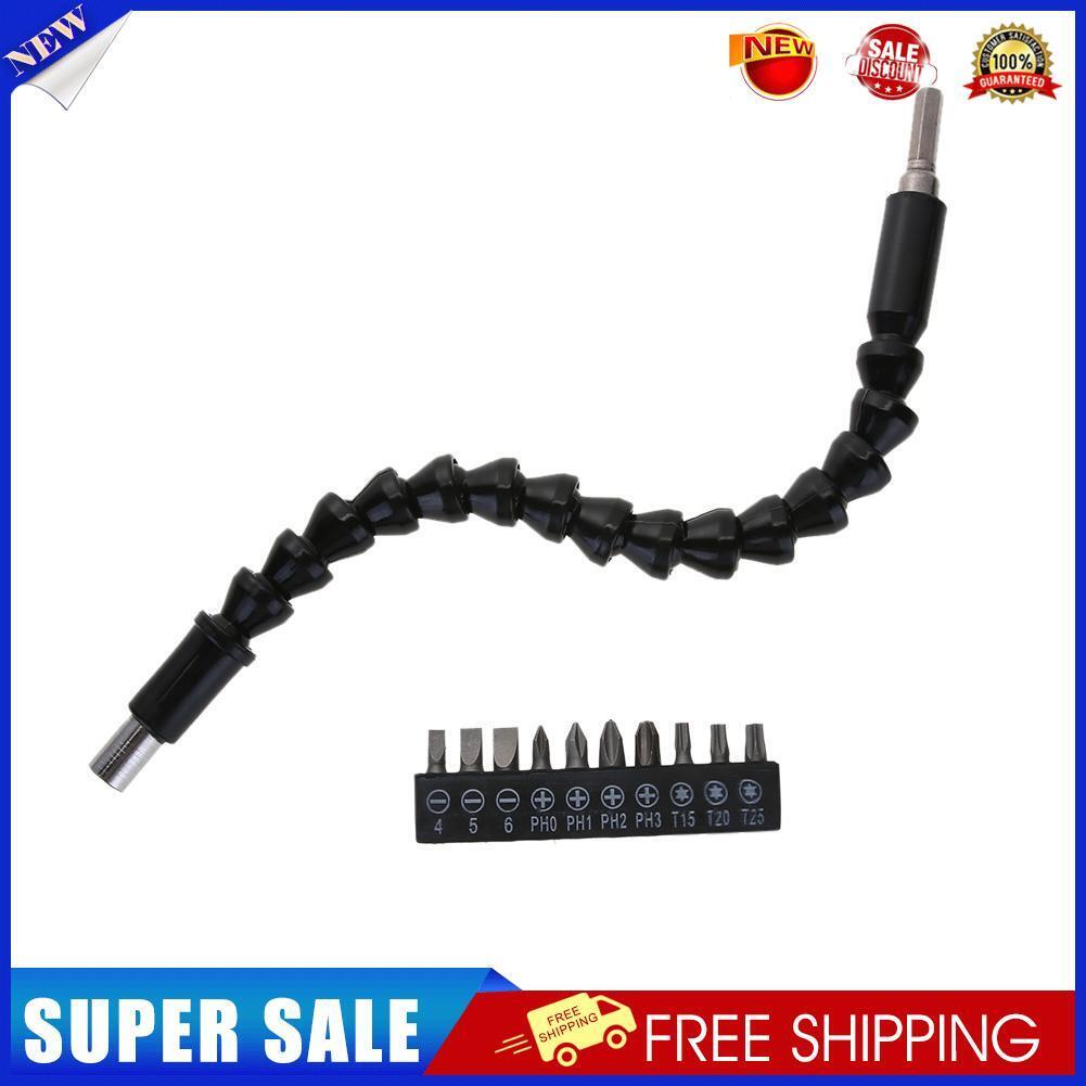 11pcs/set Electric Drill Accessories Universal Shaft And Screwdriver Bits