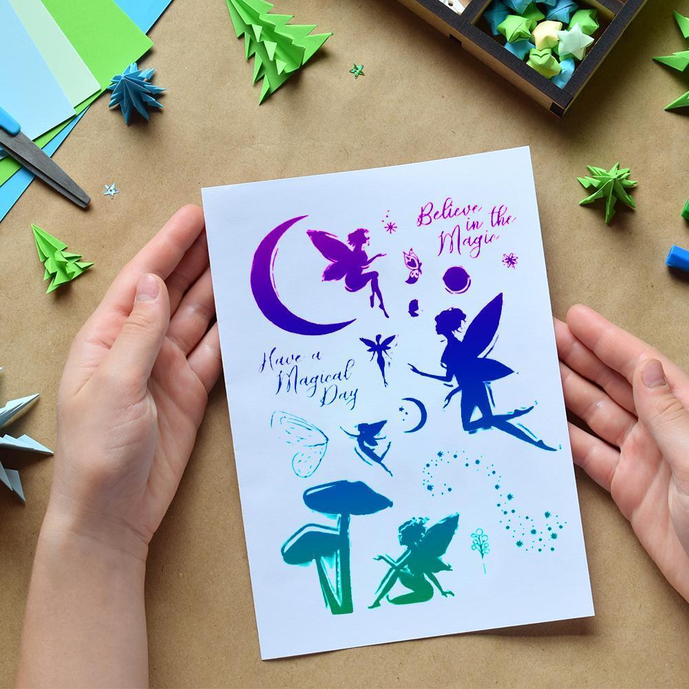 Clear Stamps Fairy Transparent Seal for DIY Scrapbooking Photo Card Making