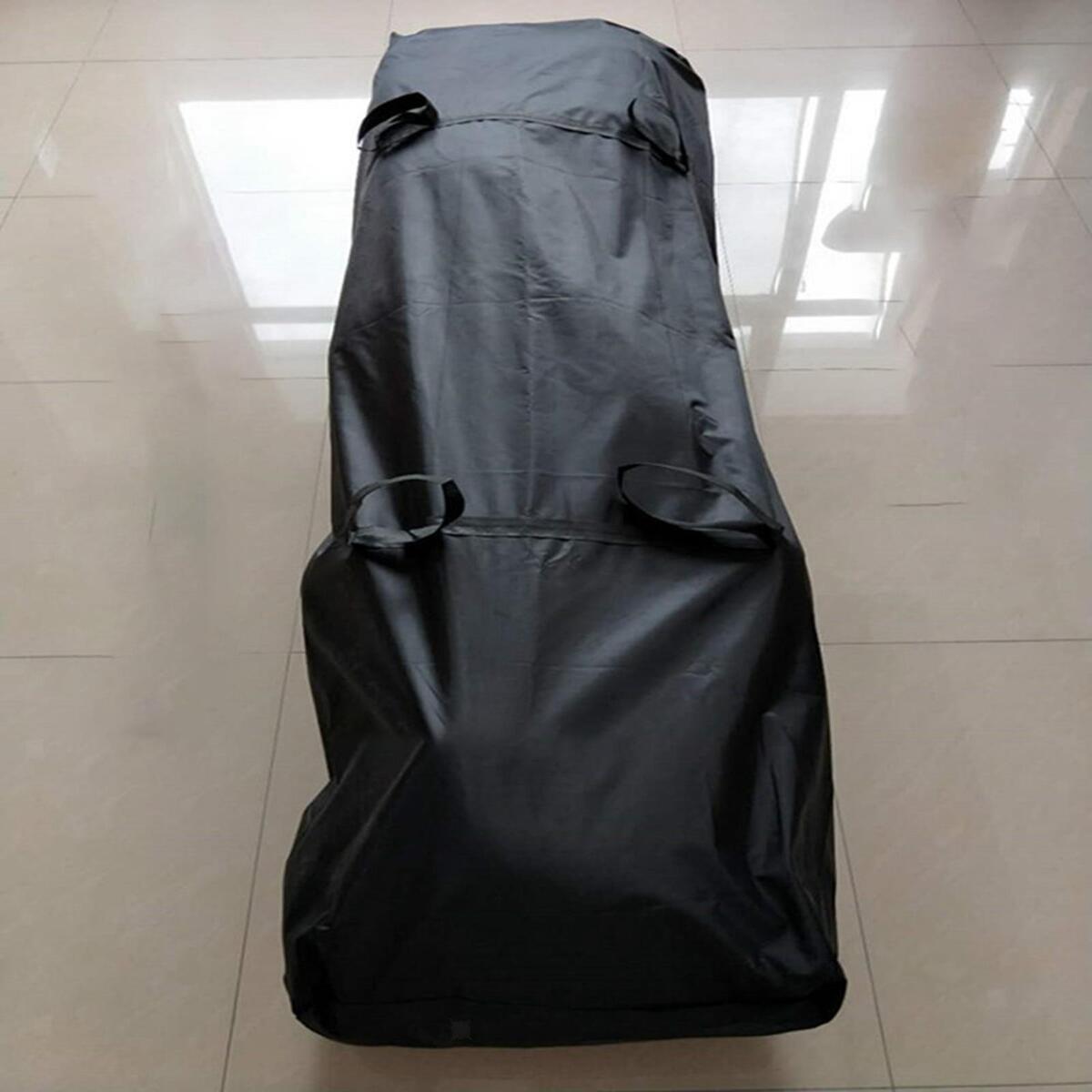 Body Bag Stretcher Black Waterproof Cadaver Pouch for Sleeping Camping