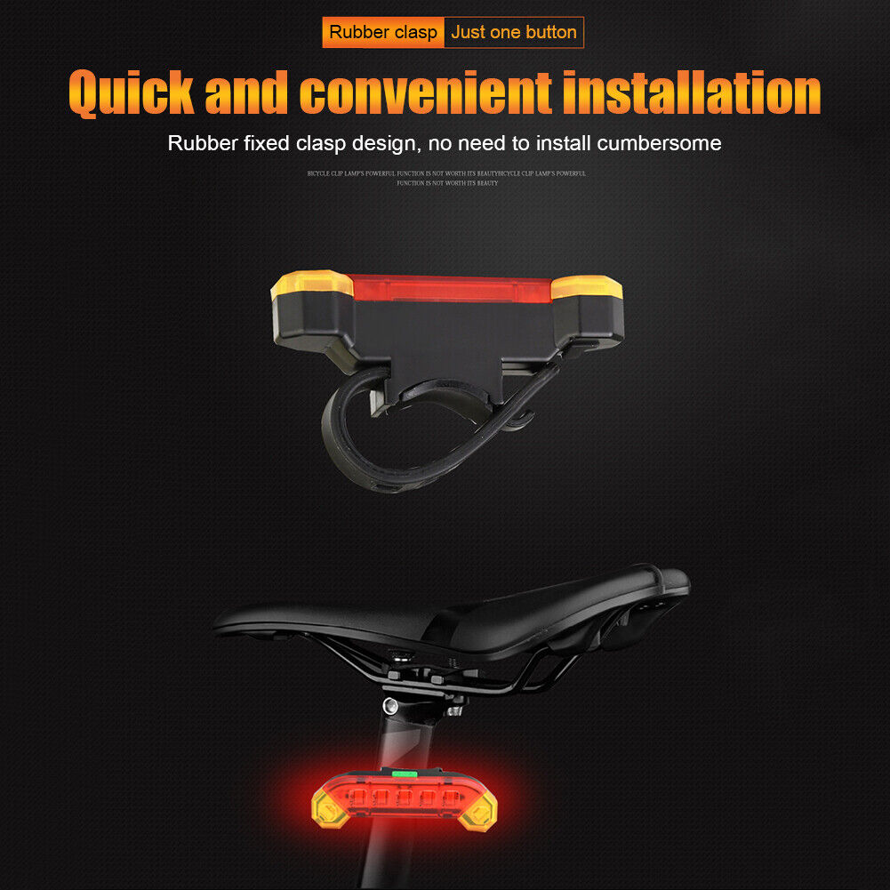 400 Lumen Bicycle Taillight 4 Mode USB Charge Bike Night Riding Rear Light