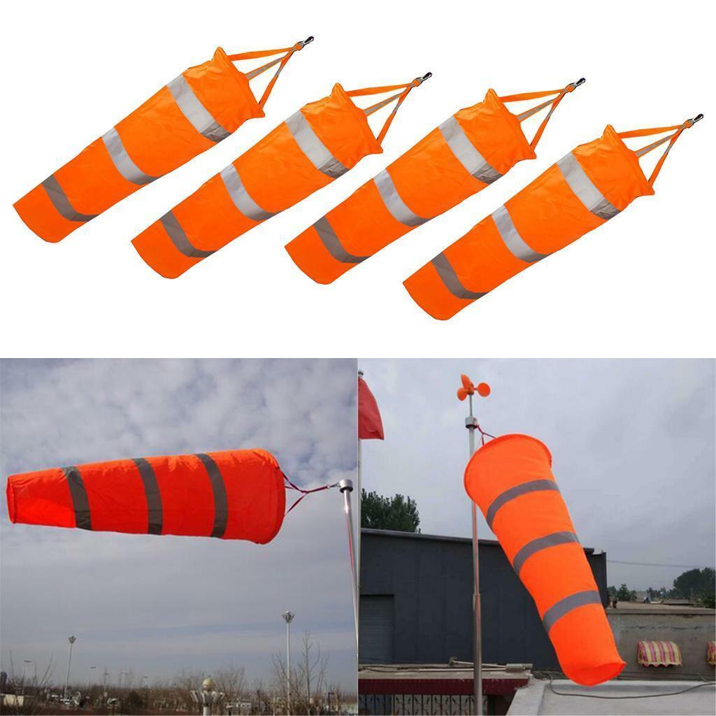 4 Pcs  Aviation Windsock Wind Sock Bag Festival Camping Flag
