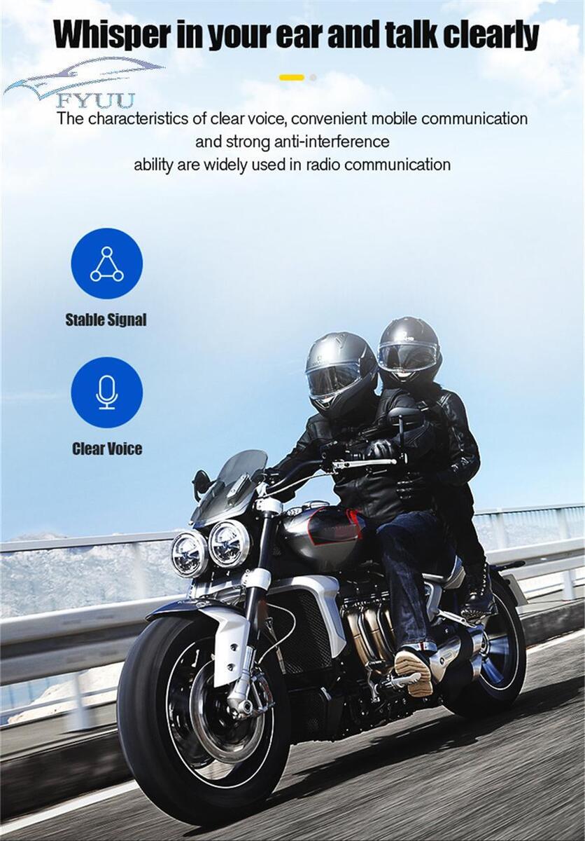 Red Motorcycle Helmet Bluetooth Headset Handsfree Wireless Earphone Music Player