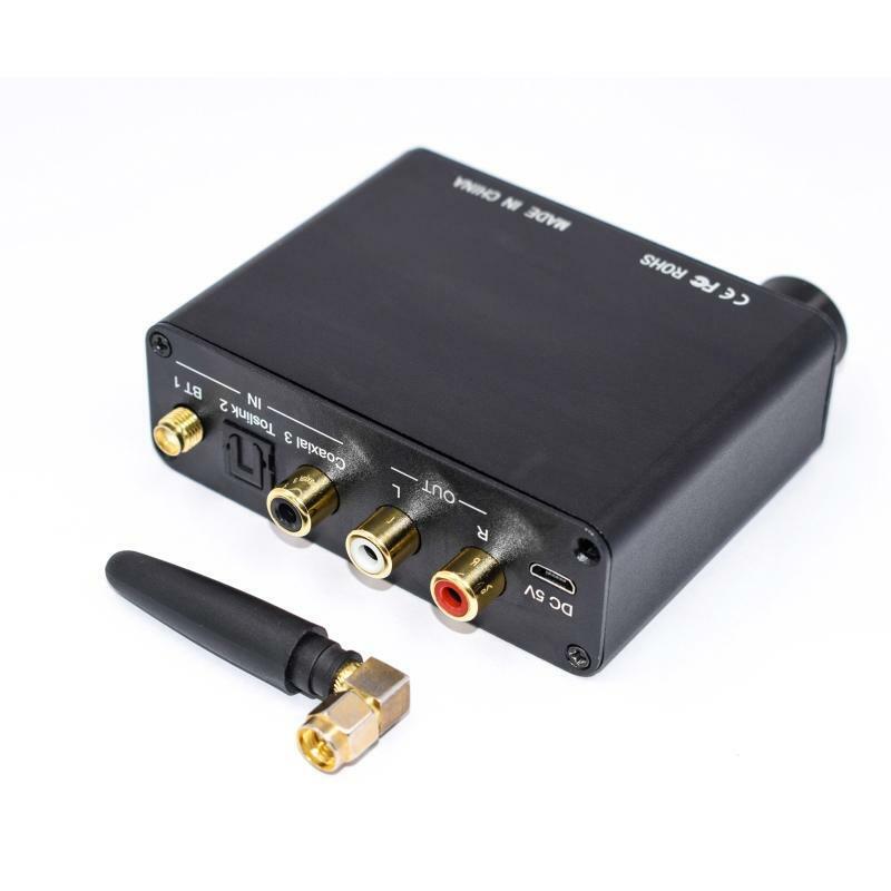 Digital to Analog Support One Optical Fiber and One Coaxial Interface Input