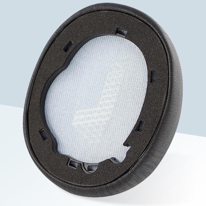 Breathable Replacement Earpads Cushion Round Cover 1 Pair forJBL E65BT Black