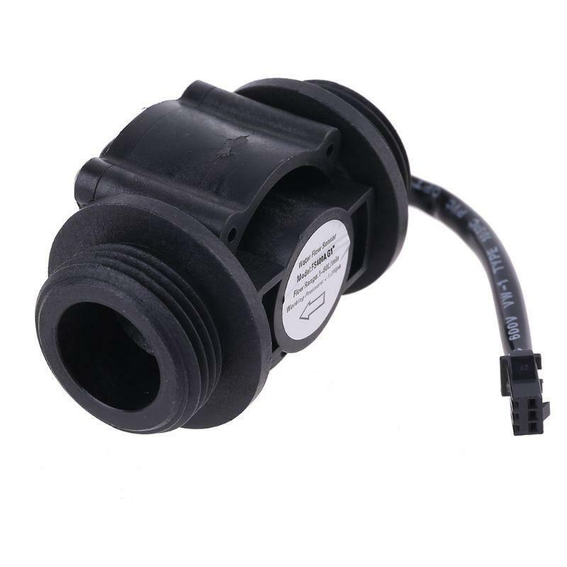 G1" Water Flow Hall Effect Sensor Switch Flow Meter Flowmeter Counter 1-60L/min