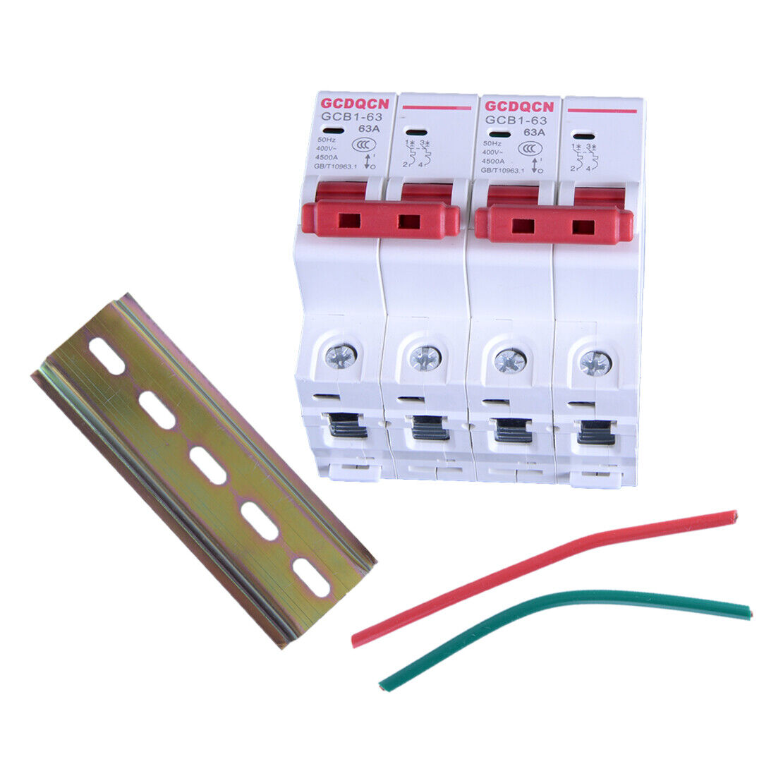 2P 63A MTS Dual Power Manual Transfer Switch Circuit Breaker MCB 50HZ/60HZ