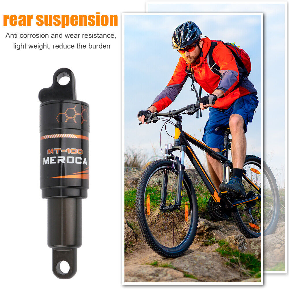 Bicycle Air Rear Shock MTB Downhill Bike Air Shock Absorber (190mm 1000lbs)