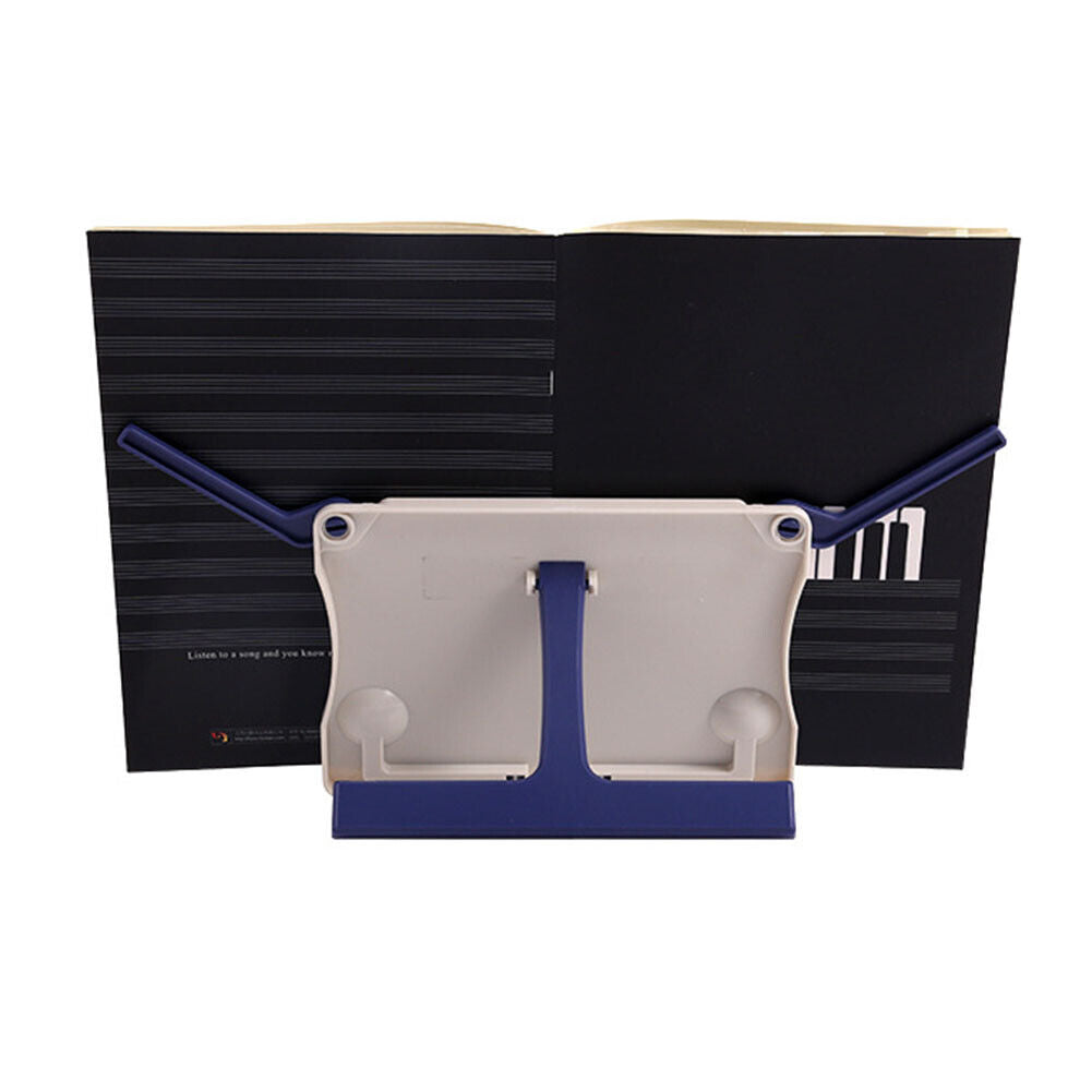 Folding Tabletop Music Stand Portable Piano Book Music Score Holder (White)