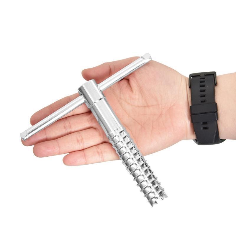 Outdoor Camping Accessories Durable Anti Deformed Metal Winter Ice Fishing Drill