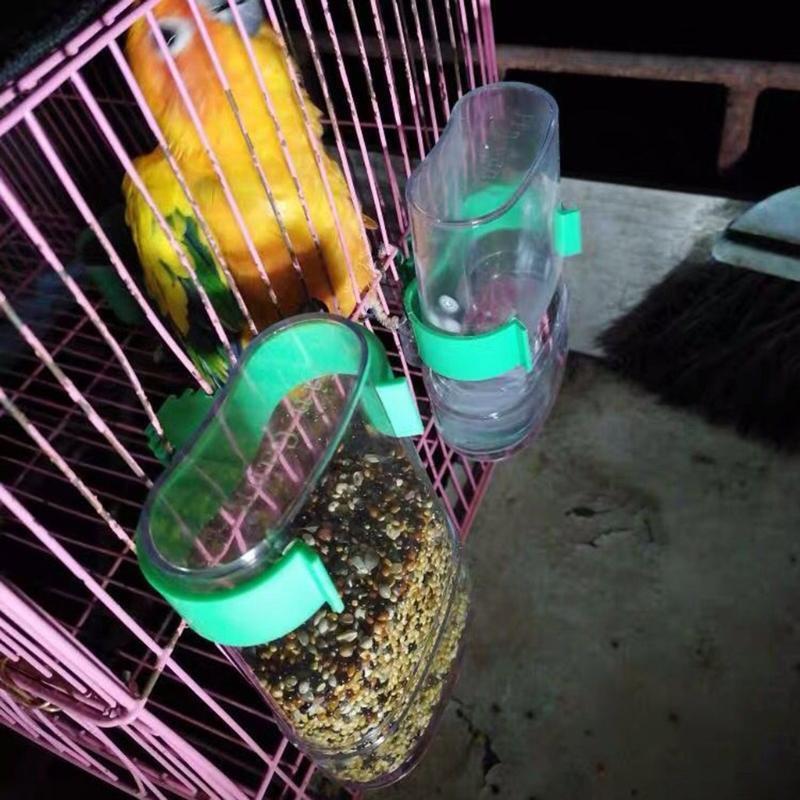 2Pcs Water Feeders for Birds Water Dispenser Automatic Food Feeder for Cockatiel