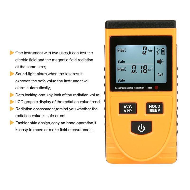 Electromagnetic Nuclear Radiation Detector Portable Nuclear Radiation Monitors