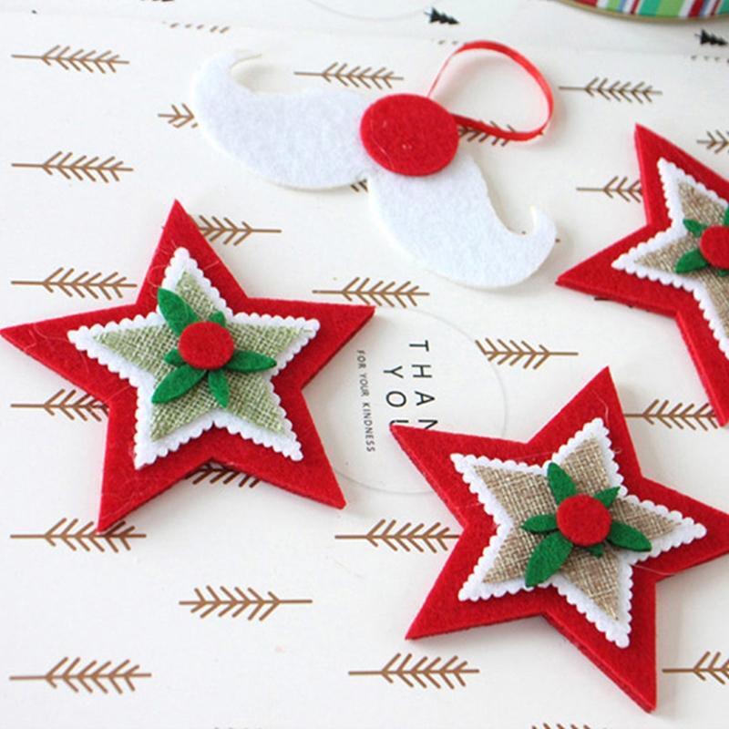 Baby Kids DIY Felt Christmas Tree with 30pcs Detachable Ornament Wall Door Decor