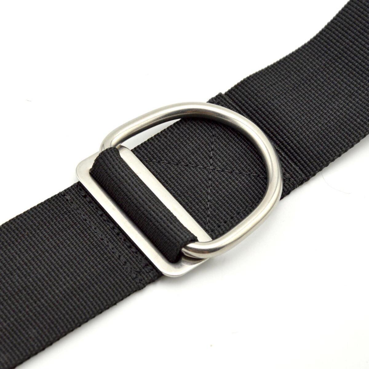 Premium Dive Crotch Strap with Loop 50mm Crotch Straps BCD Accessory Black