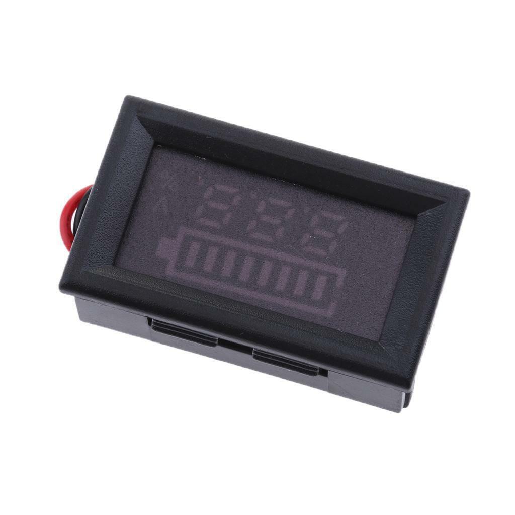 12V LED Indicator Battery Capacity  Voltmeter for Motor Modification