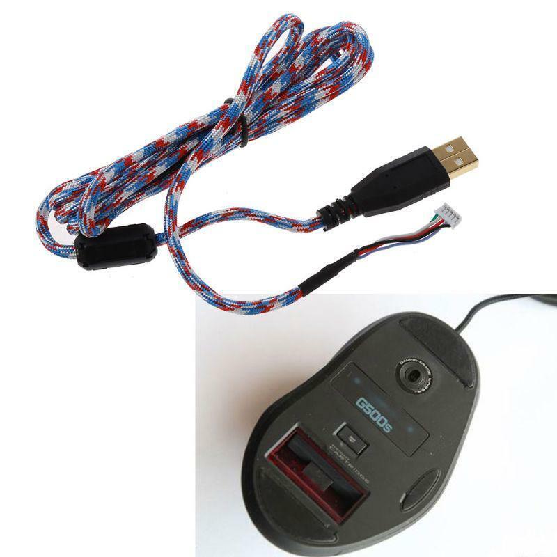 Umbrella Rope Mouse Cables Soft Durable Wire For logitech G500 G500S Mouse