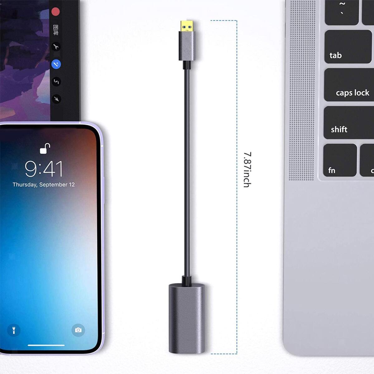 USB 3.0 to VGA Adapter Male to Female Adapter for Desktop HDTV Entertainment