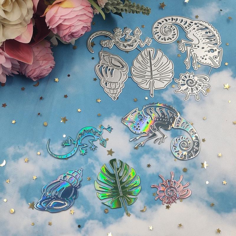 Ocean Creature Metal Cutting Dies Photo Album Family Together Party Diary