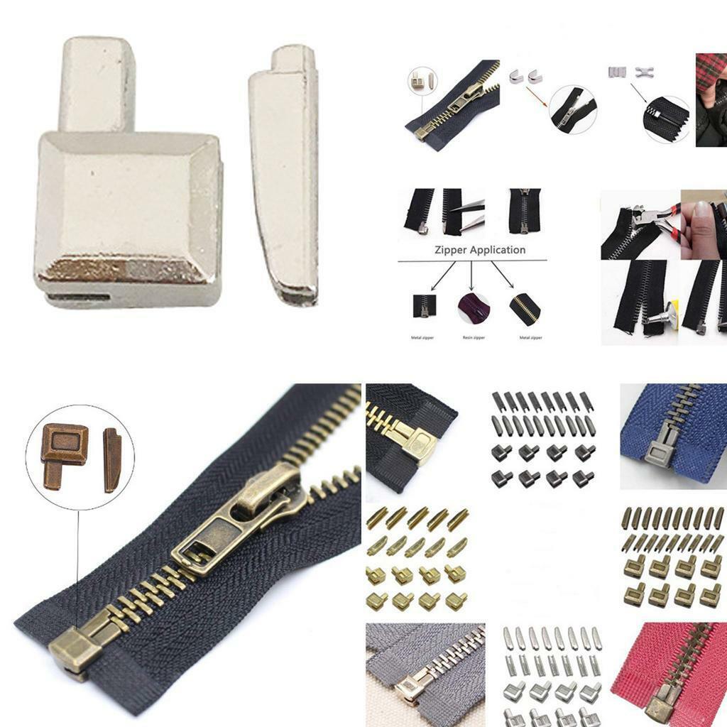 2Pieces  Zipper Latch Slider Retainer Zipper Repairing for  Zipper