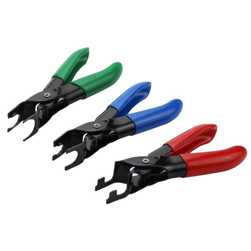 Fuel Line Disconnect Removal Pliers Set Ergonomic Rubber Coated Handles 3 Pcs