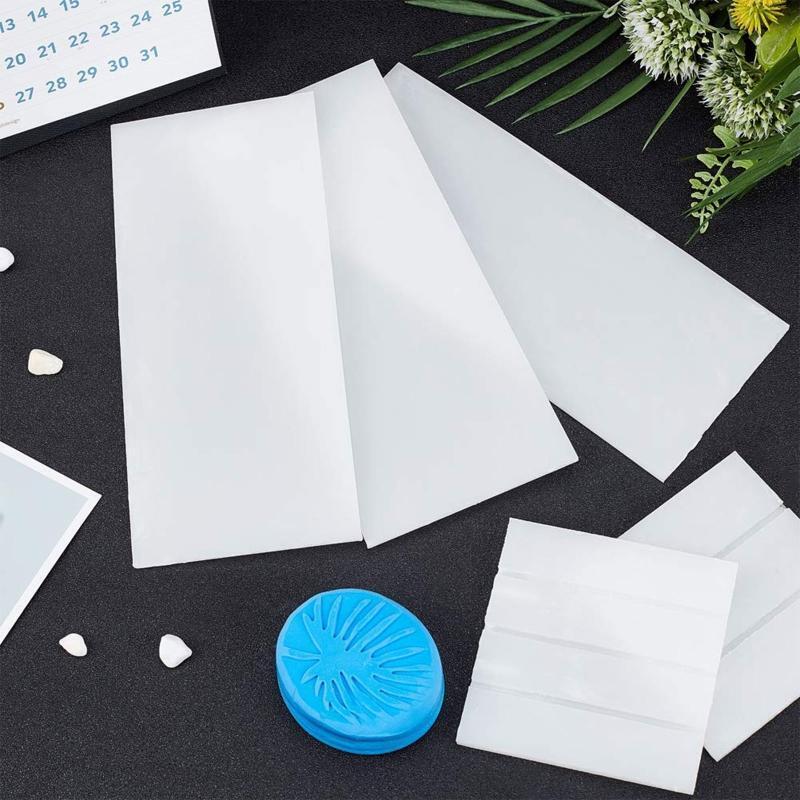 Silicone Loaf Soap Mold Dividers White Mould DIY Handmade Swirl Making Tool Gift
