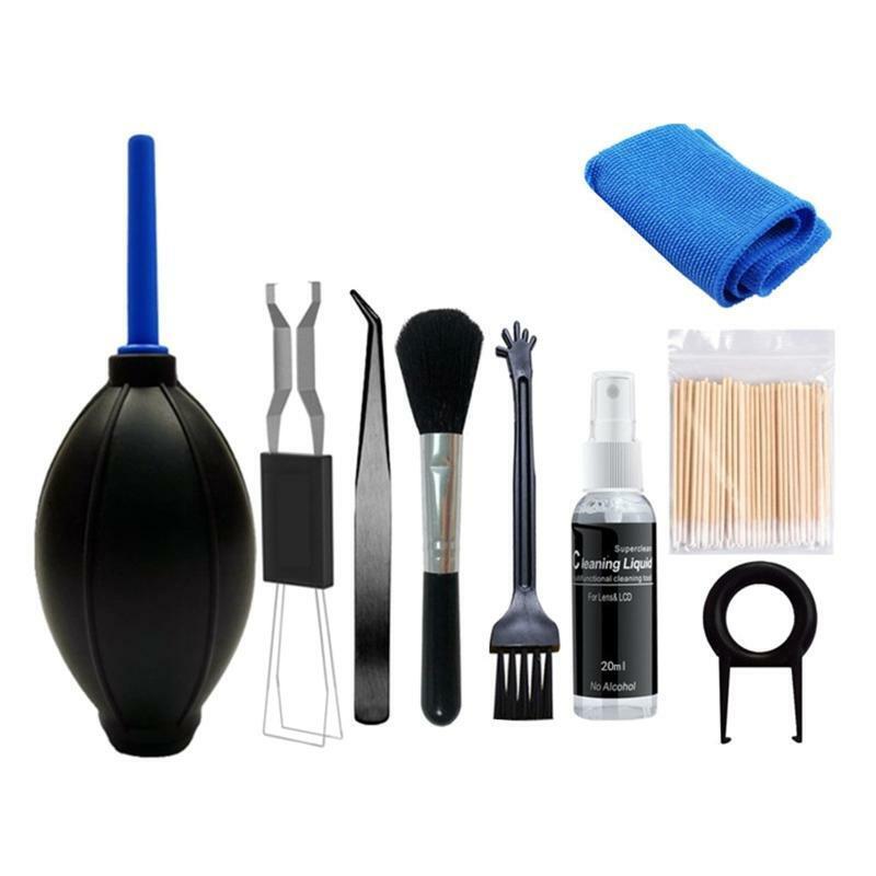 9-piece Keyboard Cleaning Set Lens Screen Cleaner Fiber Spray Brush Air Blowing