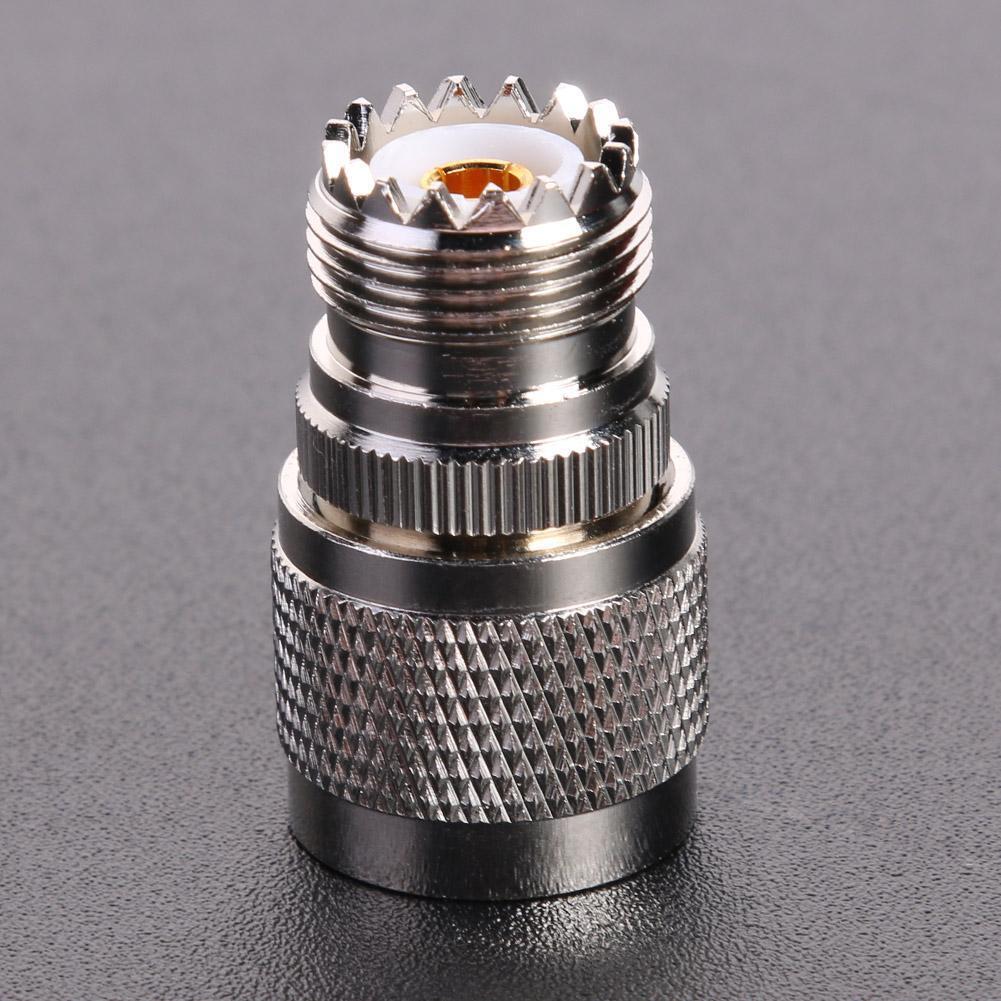 N Type L16 Male Plug to UHF SL-16 PL259 Female RF Coax Adapter Connector