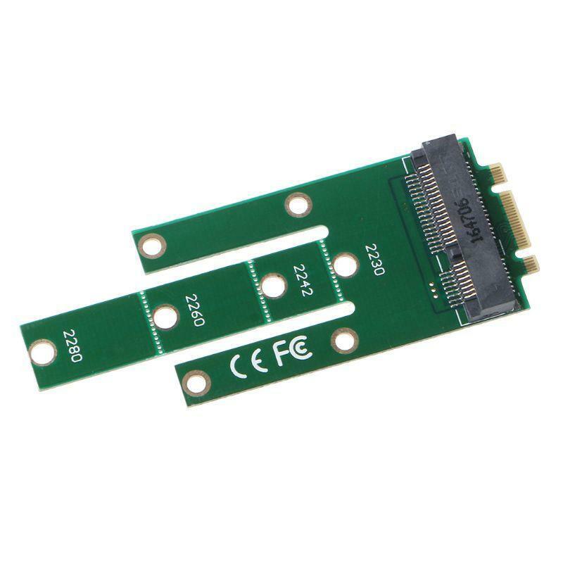 M.2 B Key to mSATA Adapter Card Mini PCI-e Add-on Converter SSD 2242 2230 2260