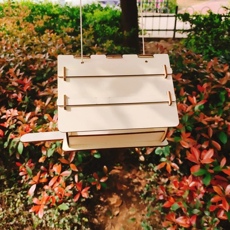 Bird House Kits to Build Wood Bird Feeder Birdhouse Outside Hanging Bird Nest