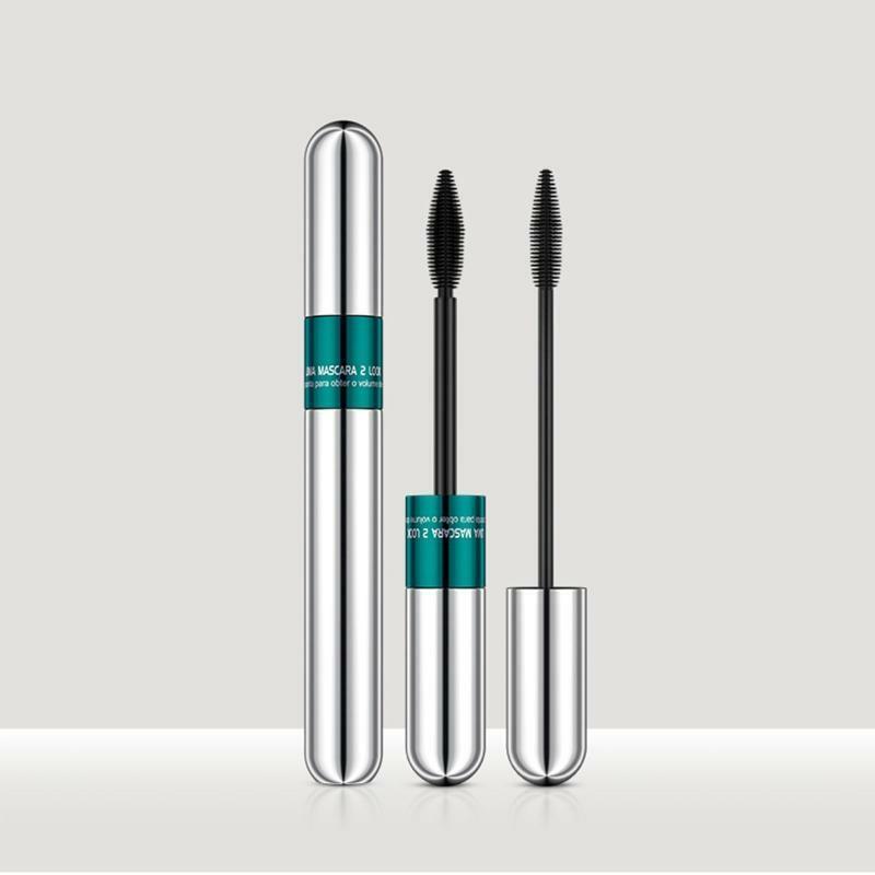 4D Silk Fiber Lash Mascara,2in1 Thrive Mascara Waterproof Mascara for Eye Makeup