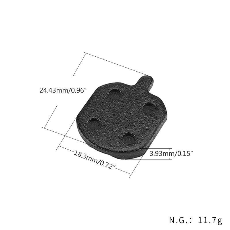 Bike Semi-Metallic Disc Brake Pads FOR HAYES SOLE MX2345 CX5 GCX BENGAL HELI X3