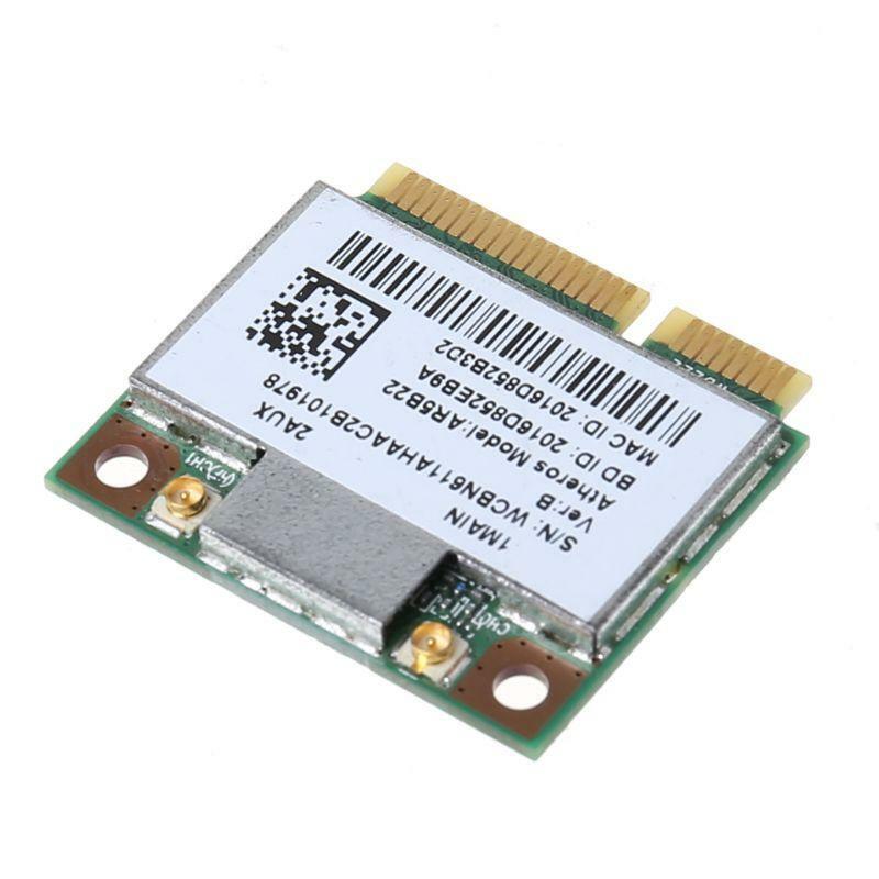 AR9462 AR5B22 WB222 Half Mini PCIe 300Mbps Bluetooth4.0 WLAN Wifi Wireless Card
