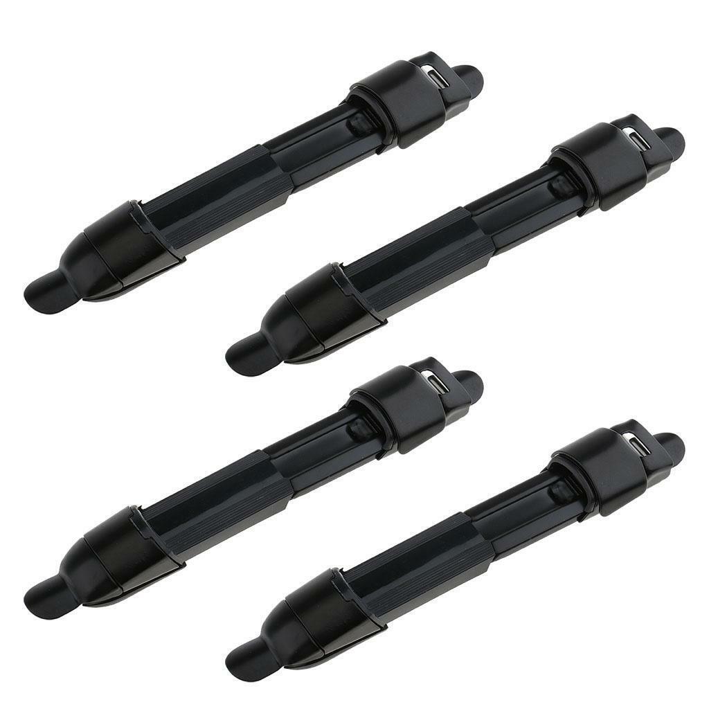 4 Pieces Fishing  Seat Deck Stainless  Rubber  The Back