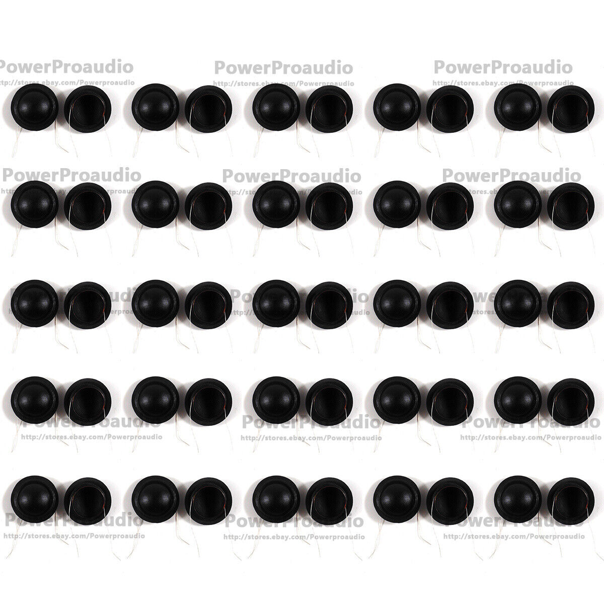 50 pcs/lot Aftermarket 19.43 mm tweeter diaphragm voice coil,silk Dome 4ohm 180°
