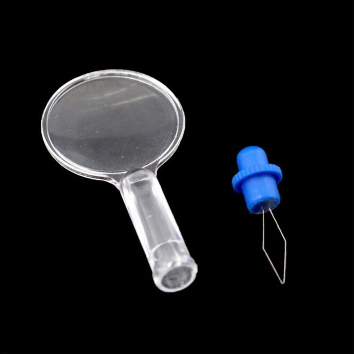 5pcs Transparent Plastic Magnifier Needle Threader Sewing Tools DIY Accessories