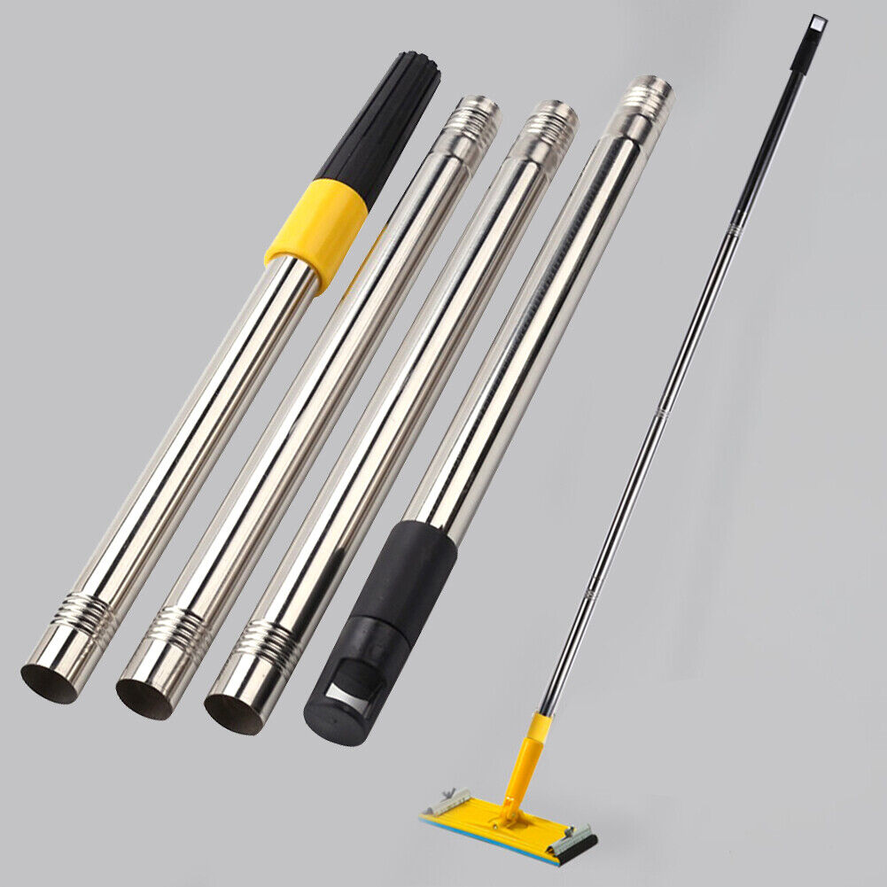 Retractable Paint Roller Extension Pole Detachable Clean Brush Extender Rod