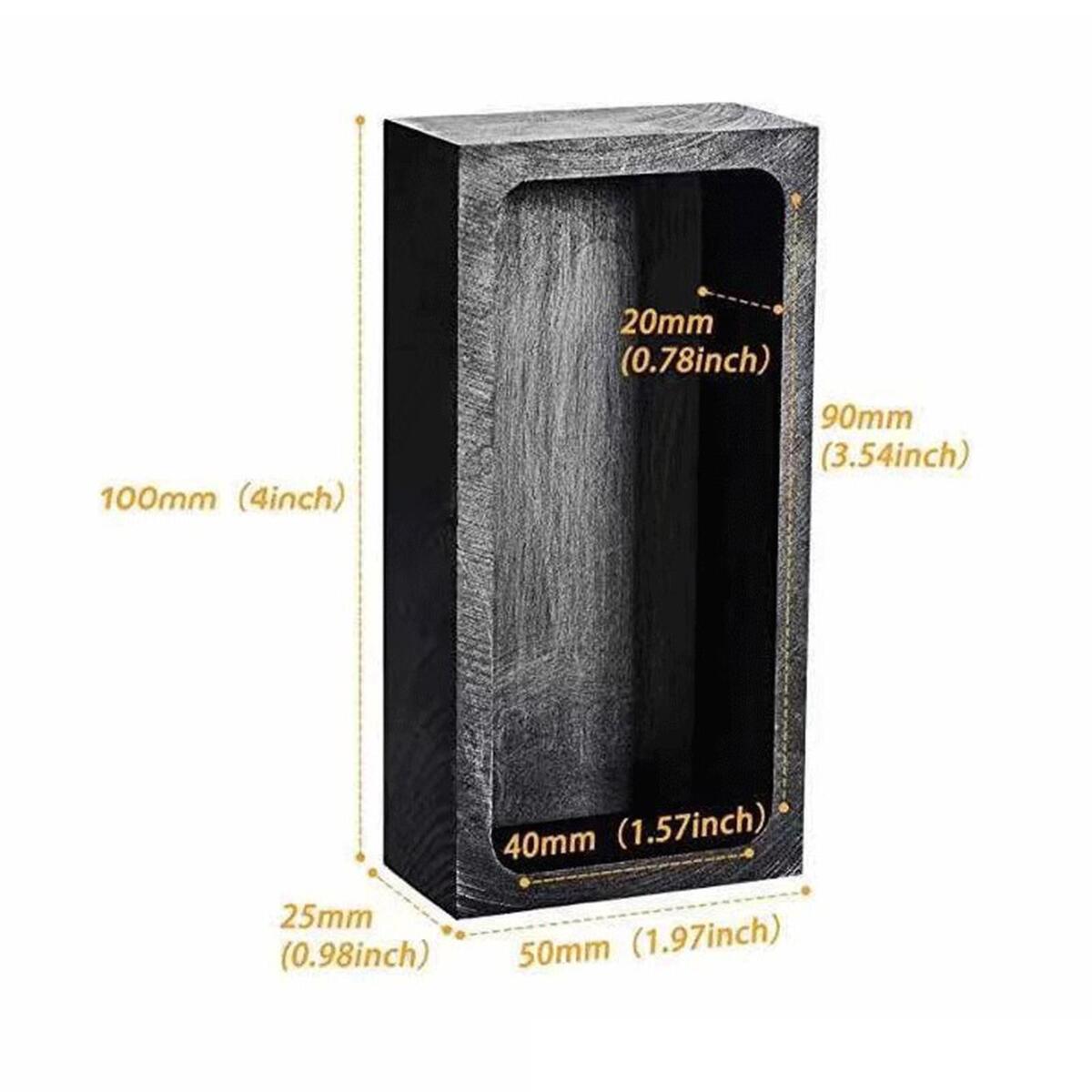 4 Pieces Ingot Die Stir Rod Stick Set for Refining Melting Metal Jewelry
