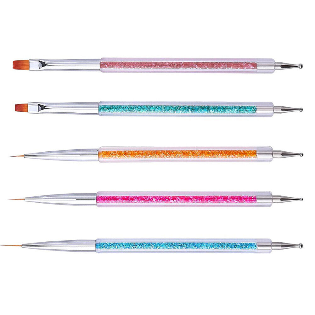 5pcs Nail Art Brush Nail Polish Lines Stripes Grid Liner DIY Manicure Pen