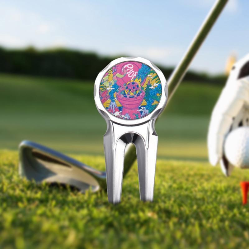1Pc Mini Golf Divot Tool Zinc Alloy Golf Divot Repair Tool Metal Golf Divot Tool