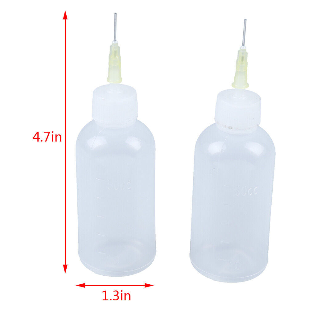 50ml Dispenser Bottle for Rosin Solder Soldering Liquid Flux with 1 Nee!j