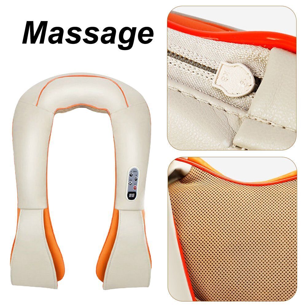 New Heat Kneading Electric Shoulder Massager Back Massage Neck Shiatsu