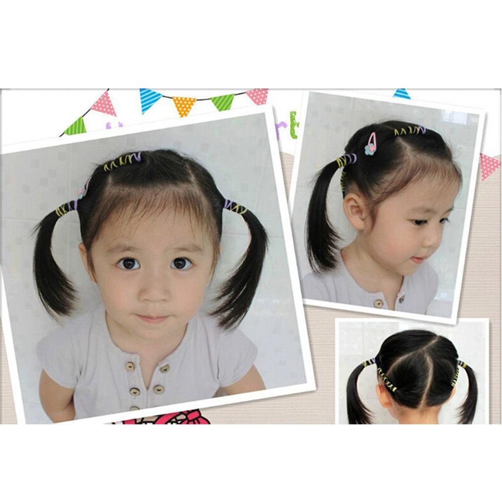 500pcs Rubber Band Ponytail Holder Girl for Hair Styling Ties (S STYLE-03)