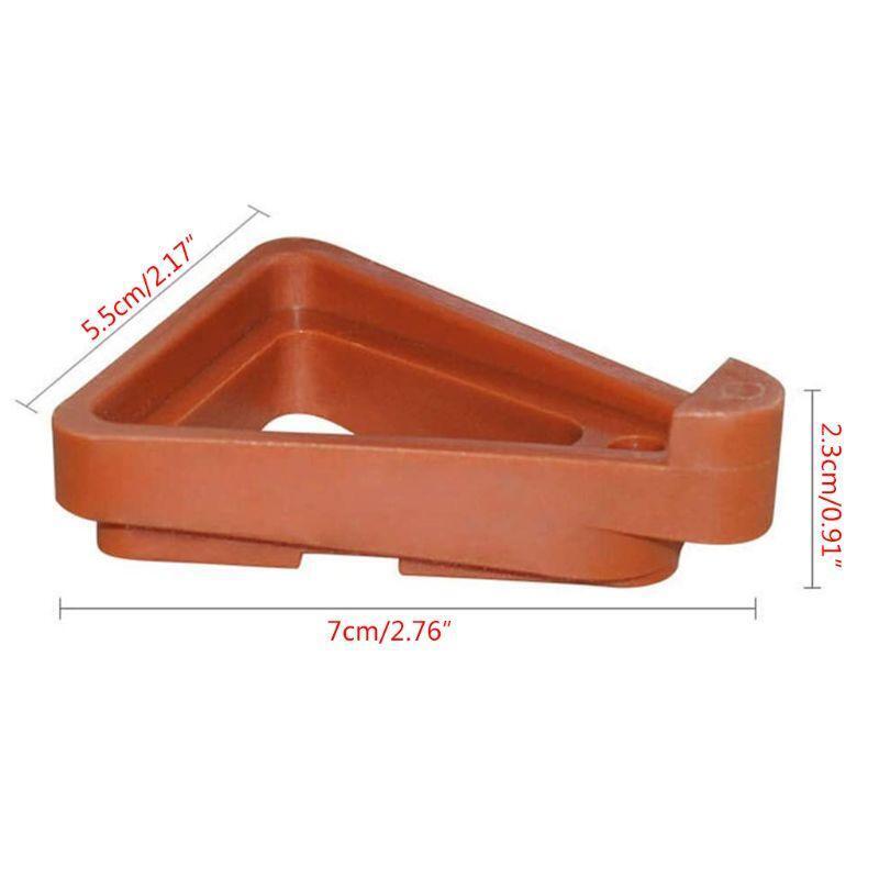 12pcs Garden Plant Flower Pot Feet Stand Invisible Risers Toes Lifters Triangle