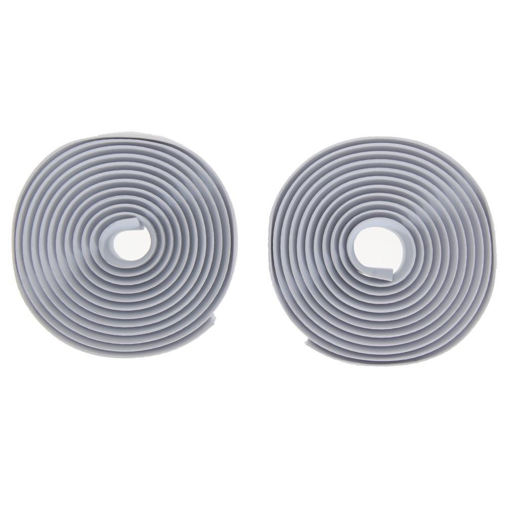 Cycling Cork Handlebar Tape Black + 2 Bar Plug Carbon fiber white